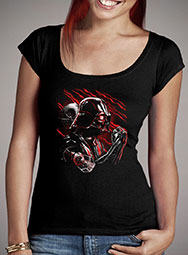 Женская футболка с глубоким вырезом Wrath of Darth Vader